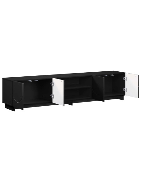 Supporto TV 179,5 x 34,5 x 40 cm Nero Legno ingegnerizzato