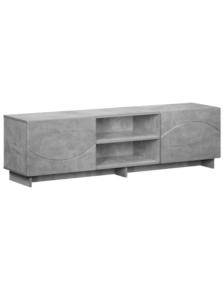 Supporto TV 140 x 34.5 x 40 cm Grigio Cemento