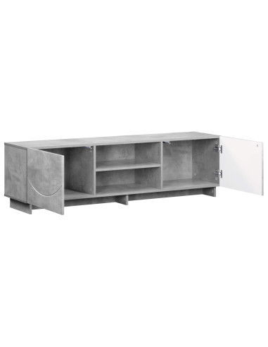 Supporto TV 140 x 34.5 x 40 cm Grigio Cemento