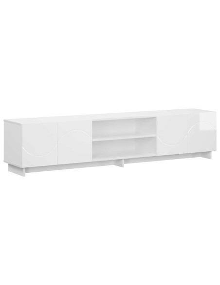 Supporto TV 179.5 x 34.5 x 40 cm Bianco Lucido