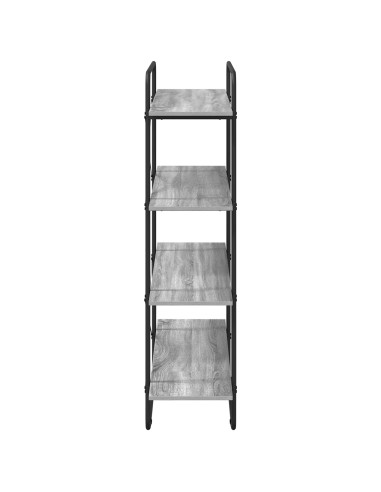 Libreria 4 livelli 100 x 35 x 140 cm PB Sonoma grigio