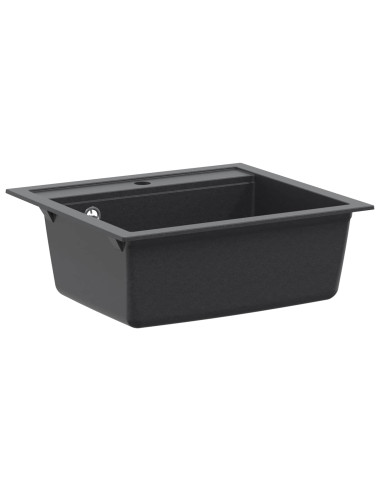 Lavello cucina vasca singola Granito 60 x 51 x 30.5 cm Grafite