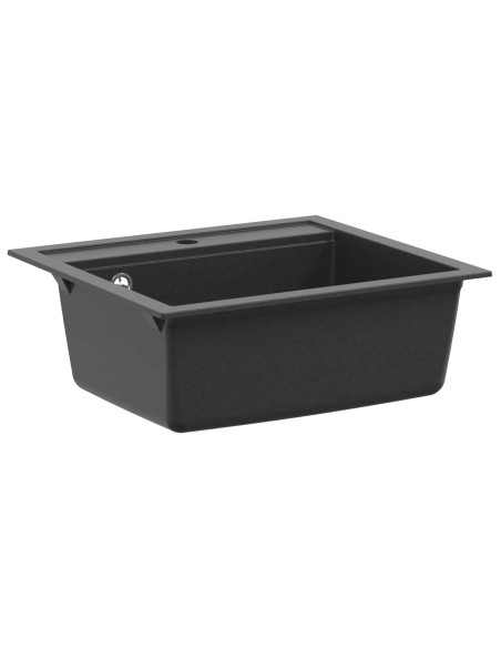 Lavello cucina vasca singola Granito 60 x 51 x 30.5 cm Grafite
