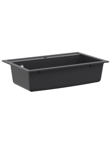 Lavello cucina vasca singola Granito 79,5 x 50,5 x 20 cm