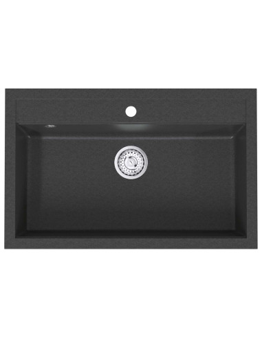 Lavello cucina vasca singola Granito 79,5 x 50,5 x 20 cm