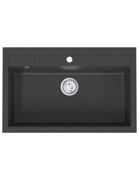 Lavello cucina vasca singola Granito 79,5 x 50,5 x 20 cm