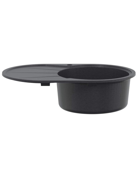 Lavello da Cucina a Vasca Singola Granito 77 x 49 x 20.5 cm