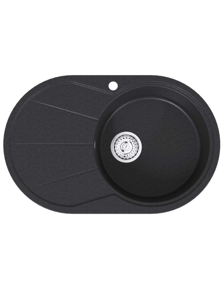 Lavello da Cucina a Vasca Singola Granito 77 x 49 x 20.5 cm