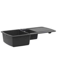 Lavello da cucina a doppia vasca Granito 96 x 50 x 31 cm 2