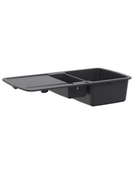 Lavello da cucina a doppia vasca Granito 96 x 50 x 31 cm