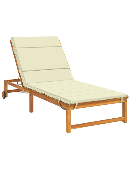 Cuscino per Lettino GEMERT 100% Poliestere Crema