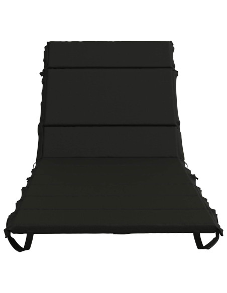 Cuscino per Lettino GEMERT 100% Poliestere Nero 200 x 80 x 3 cm