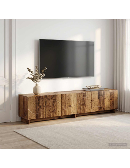 Supporto TV 179.5 x 34.5 x 40 cm Legno antico
