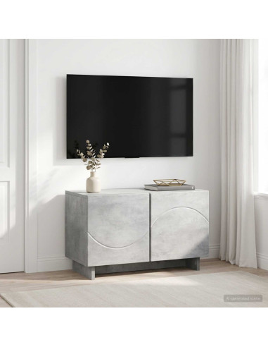 Supporto TV 60 x 34.5 x 40 cm Grigio Cemento