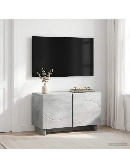 Supporto TV 60 x 34.5 x 40 cm Grigio Cemento