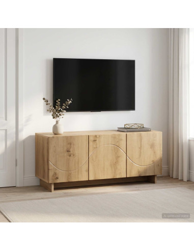 Supporto TV 90 x 34.5 x 40 cm Rovere Artigianale
