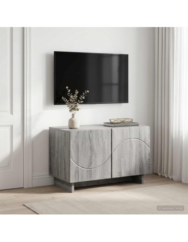 Supporto TV 60 x 34.5 x 40 cm Sonoma grigio