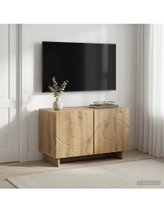 Supporto TV 60 x 34.5 x 40 cm Rovere Artigianale