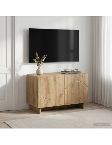 Supporto TV 60 x 34.5 x 40 cm Rovere Artigianale