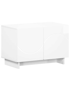 Supporto TV 60 x 34.5 x 40 cm Bianco Lucido 2