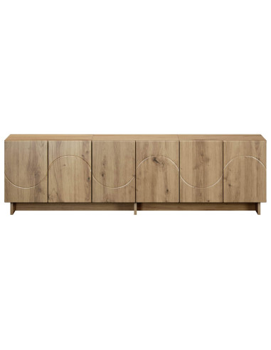 Supporto TV 140 x 34.5 x 40 cm Rovere Artigianale