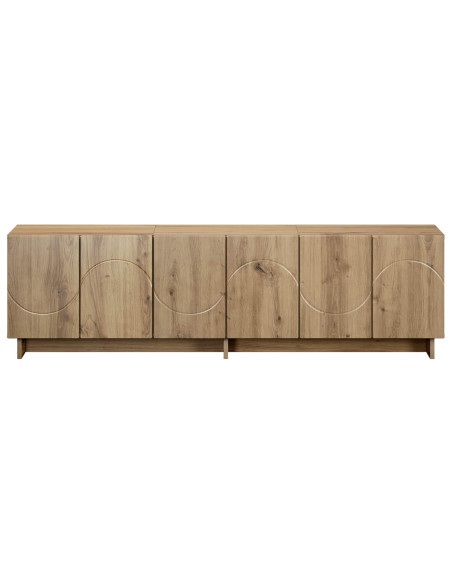 Supporto TV 140 x 34.5 x 40 cm Rovere Artigianale