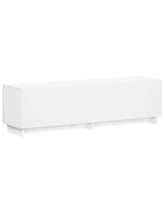 Supporto TV 140 x 34.5 x 40 cm Bianco Legno ingegnerizzato 2