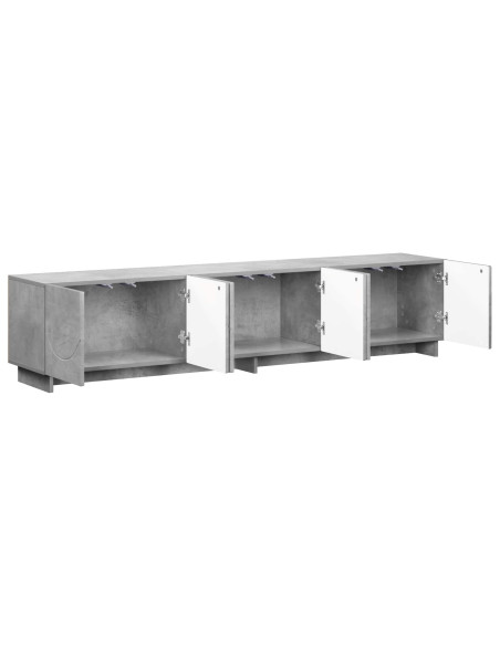 Supporto TV 179.5 x 34.5 x 40 cm Grigio Cemento