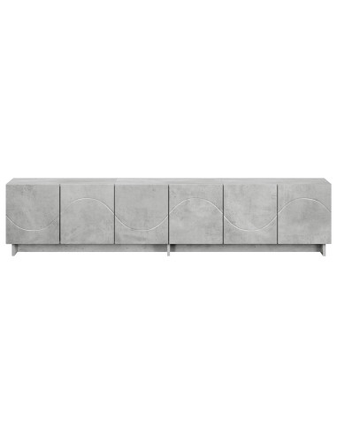 Supporto TV 179.5 x 34.5 x 40 cm Grigio Cemento