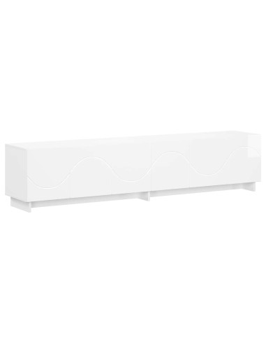 Supporto TV 179.5 x 34.5 x 40 cm Bianco Lucido