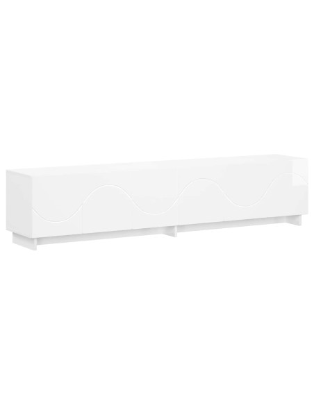Supporto TV 179.5 x 34.5 x 40 cm Bianco Lucido
