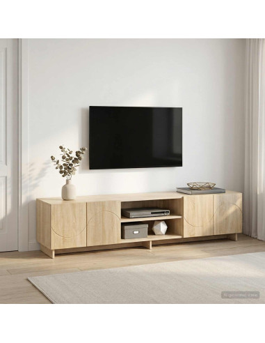 Supporto TV 179.5 x 34.5 x 40 cm Rovere Sonoma