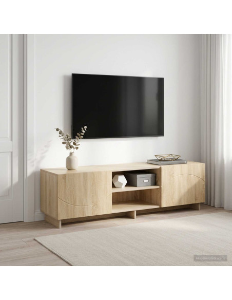 Supporto TV 140 x 34.5 x 40 cm Rovere Sonoma