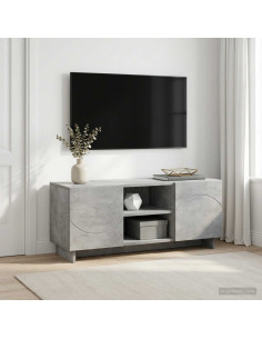 Supporto TV 90 x 34.5 x 40 cm Grigio Cemento