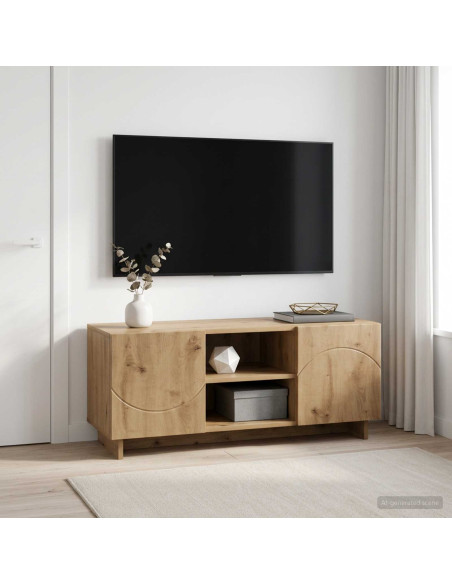 Supporto TV 90 x 34.5 x 40 cm Rovere Artigianale