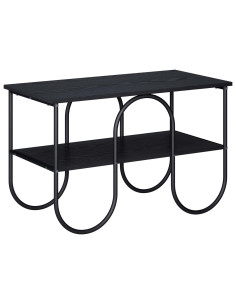 Supporto TV 80 x 40 x 50 cm Rovere Nero Legno multistrato
