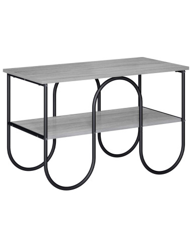 Supporto TV 80 x 40 x 50 cm Sonoma grigio Legno multistrato