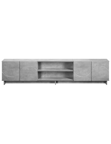 Supporto TV 179,5 x 34,5 x 40 cm Grigio Cemento