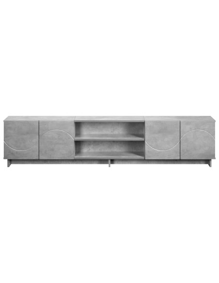 Supporto TV 179,5 x 34,5 x 40 cm Grigio Cemento