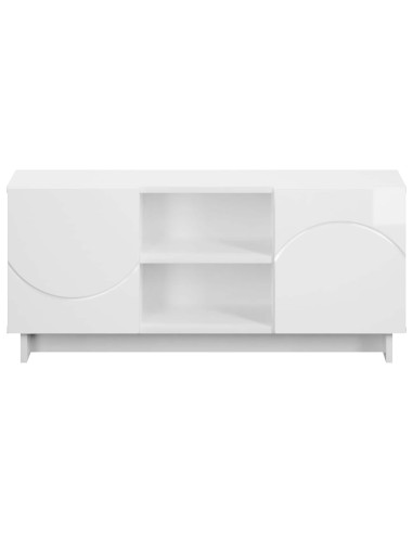 Supporto TV 90 x 34.5 x 40 cm Bianco Lucido