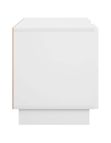 Supporto TV 90 x 34.5 x 40 cm Bianco Lucido