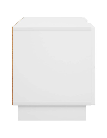 Supporto TV 140 x 34.5 x 40 cm Bianco Lucido