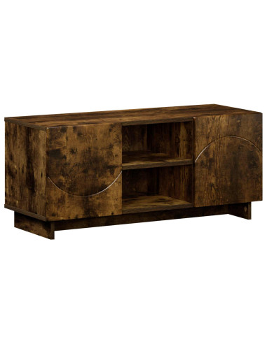 Supporto TV 90 x 34.5 x 40 cm Rovere Fumo Legno ingegnerizzato
