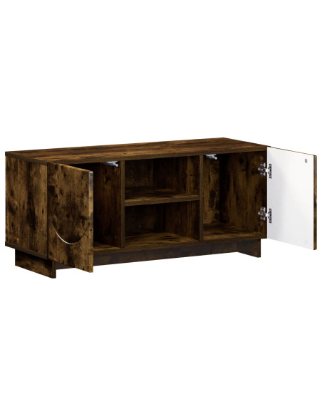 Supporto TV 90 x 34.5 x 40 cm Rovere Fumo Legno ingegnerizzato