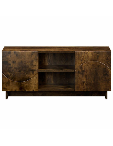 Supporto TV 90 x 34.5 x 40 cm Rovere Fumo Legno ingegnerizzato