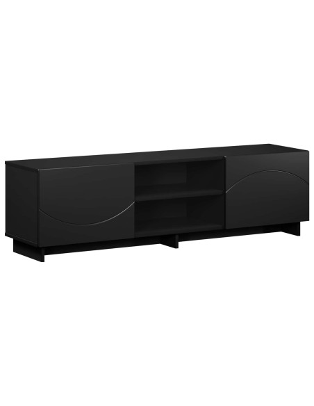 Supporto TV 140 x 34.5 x 40 cm Nero Legno ingegnerizzato