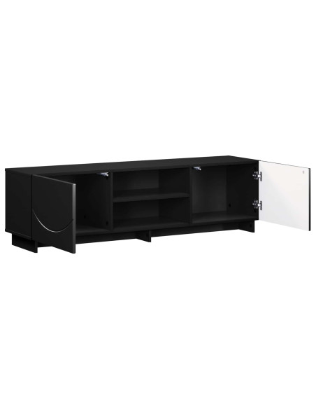 Supporto TV 140 x 34.5 x 40 cm Nero Legno ingegnerizzato