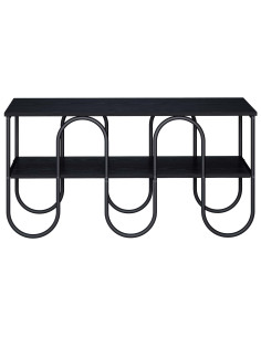 Supporto TV 100 x 40 x 50 cm Rovere Nero Legno multistrato 2