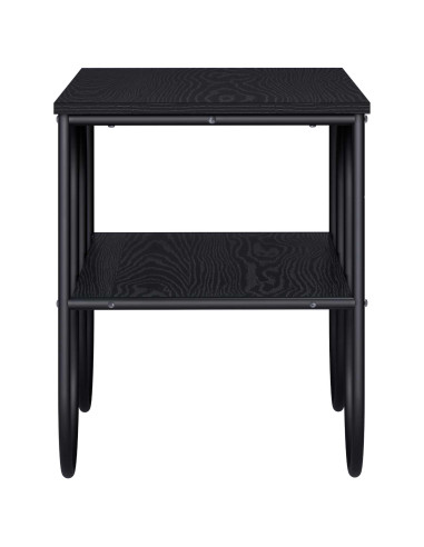Supporto TV 80 x 40 x 50 cm Rovere Nero Legno multistrato