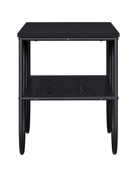Supporto TV 80 x 40 x 50 cm Rovere Nero Legno multistrato